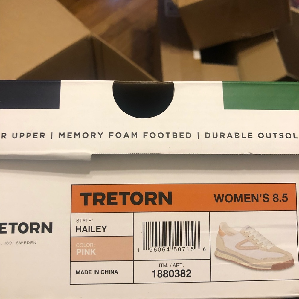 Tretorn White and Cream Athletic Shoes - Picture 8 of 8